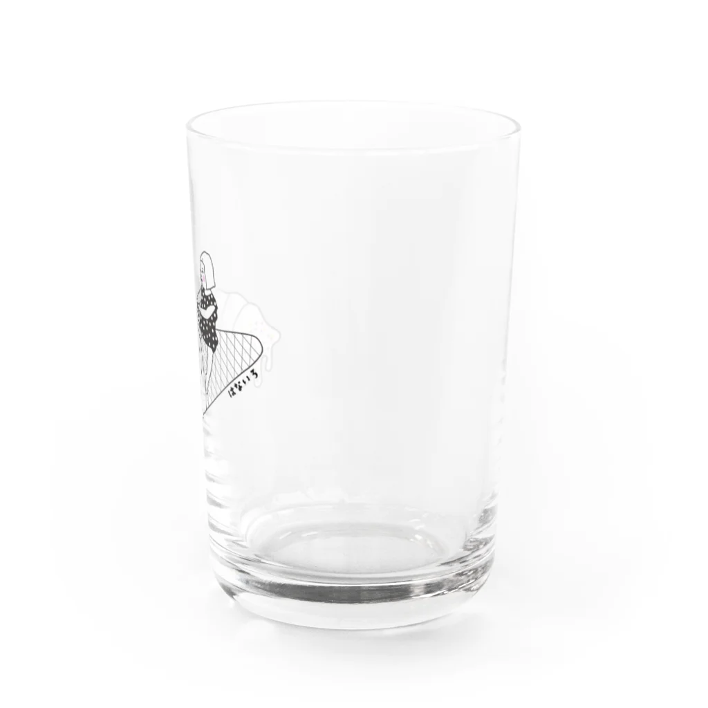 ハナイロの童乗　アイスクリーム Water Glass :right