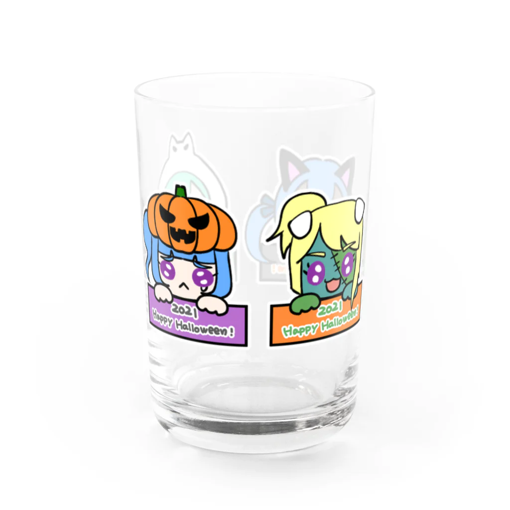 CryptoMaids❄️YukiのCryptoMaidsHalloween Water Glass :right