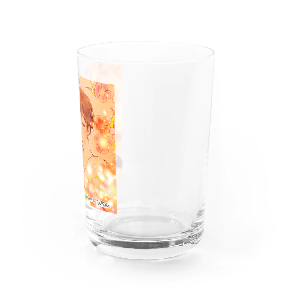 moon333Starry☆SkyのIt’s a  pleasure  to  love. Water Glass :right