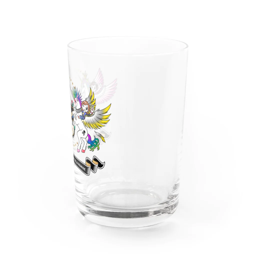 7IRO GLAMOUROUSの『ユニコーンとあばれ馬！』オリジナルグラス☆ Water Glass :right