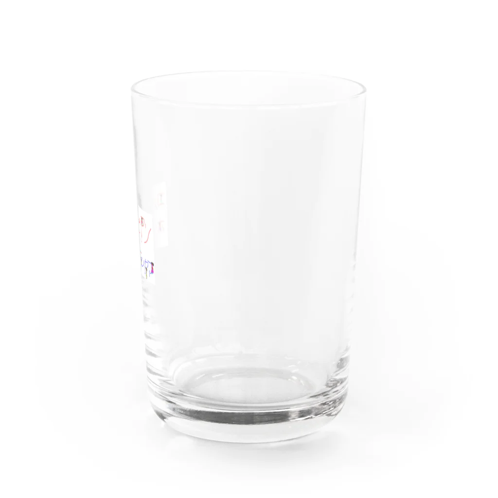 チャレンジャーニシヤマショップのコメディアンホラー西山ネームオリジナル Water Glass :right