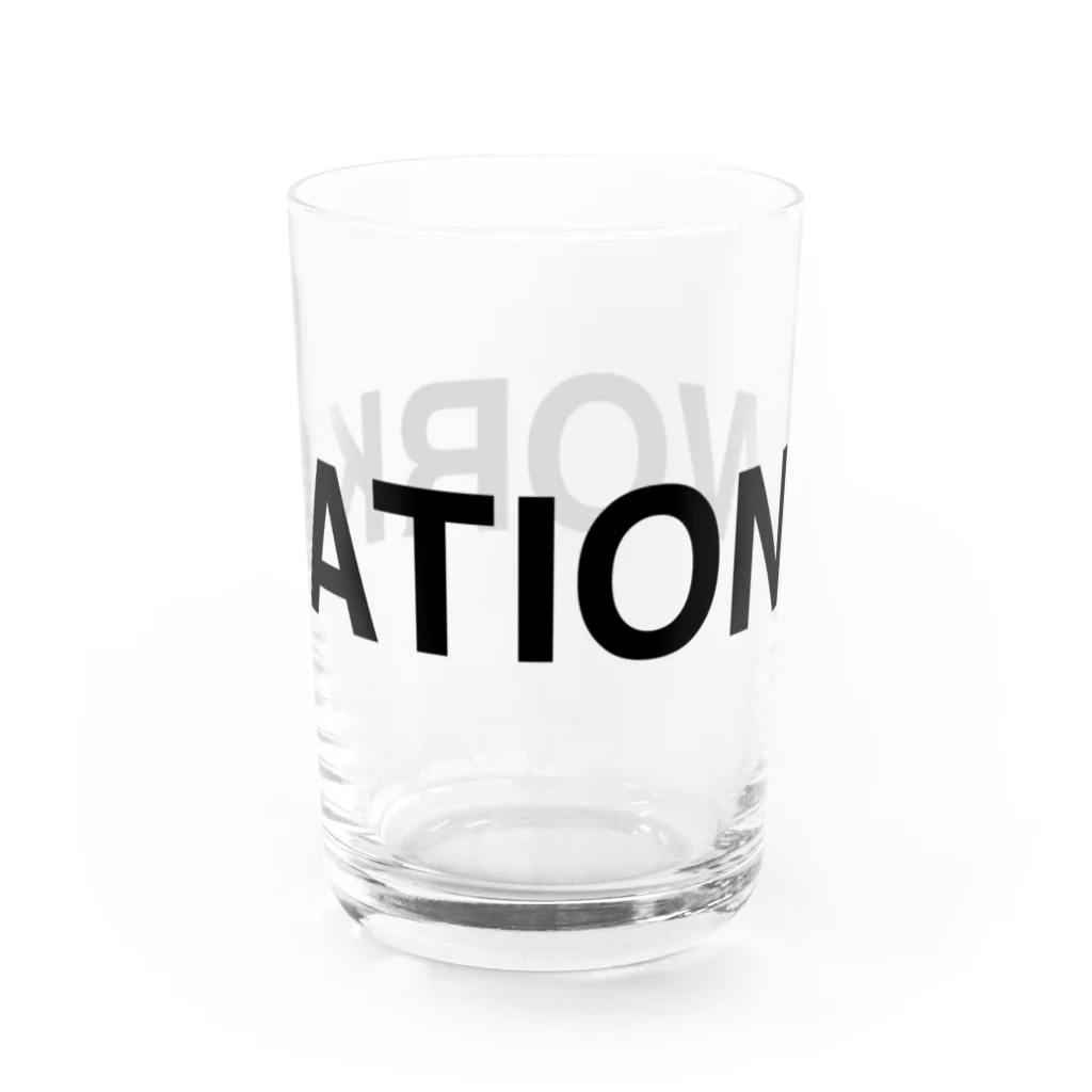 TOKYO LOGOSHOP 東京ロゴショップのWORKATION-ワーケーション- Water Glass :right