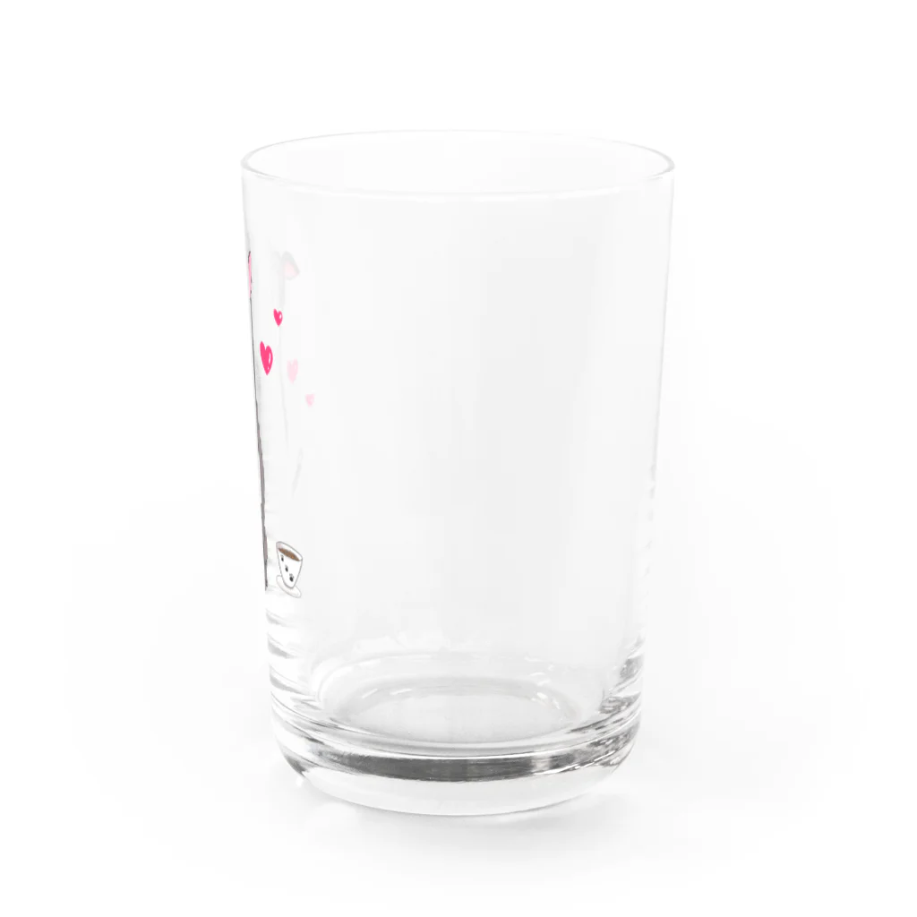 似顔絵工房HASAMIのイタリアングレイハウンド Water Glass :right