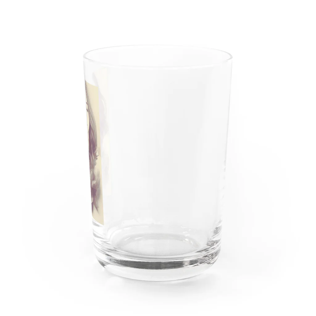 朝陽の雑貨屋さんのカコジョの朝陽 Water Glass :right