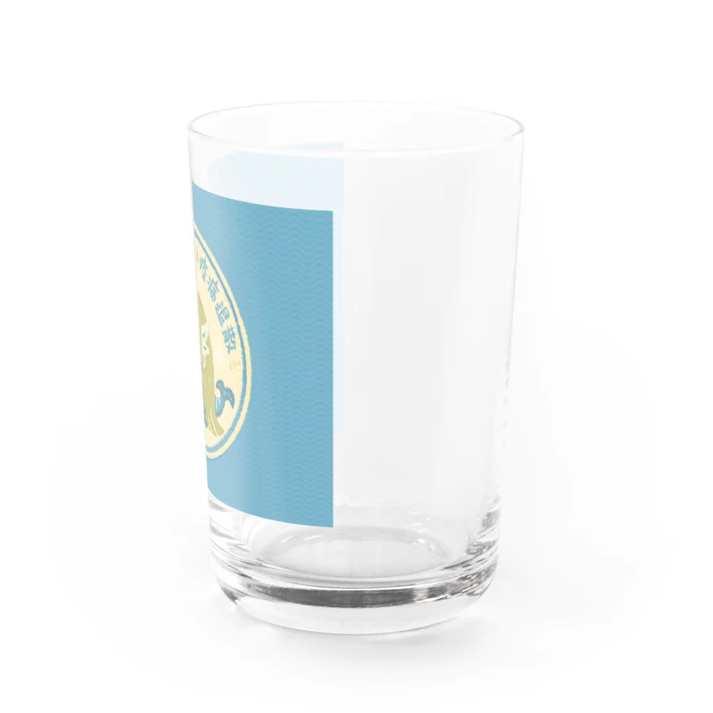 naty's doodlesのブルー　アマビエ　 Water Glass :right