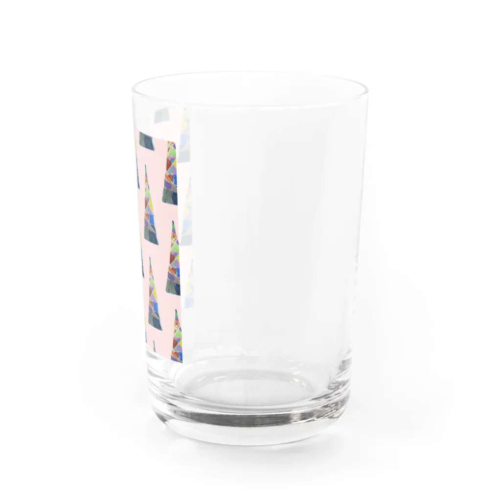 Hummingbirdのカラフルタワー Water Glass :right