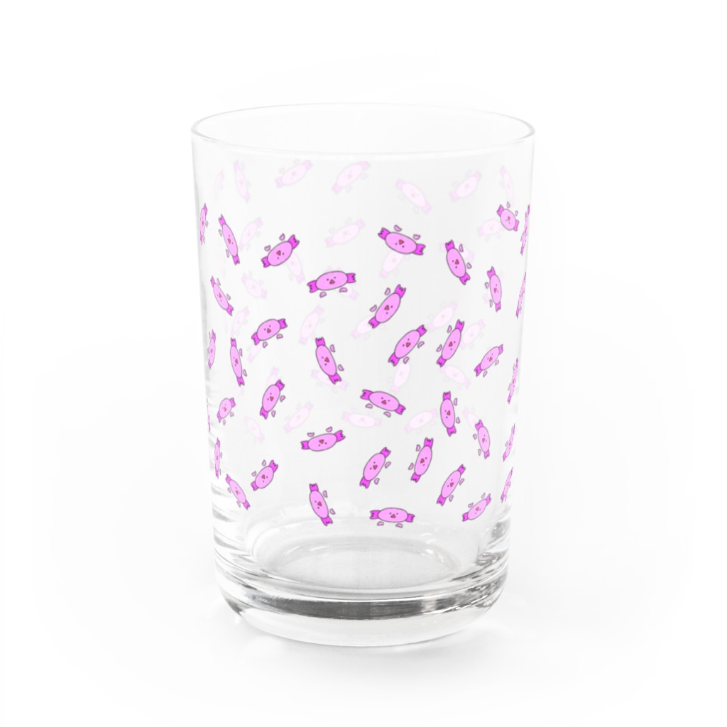 pino子 shopのピンクウーパールーパーくん Water Glass :right