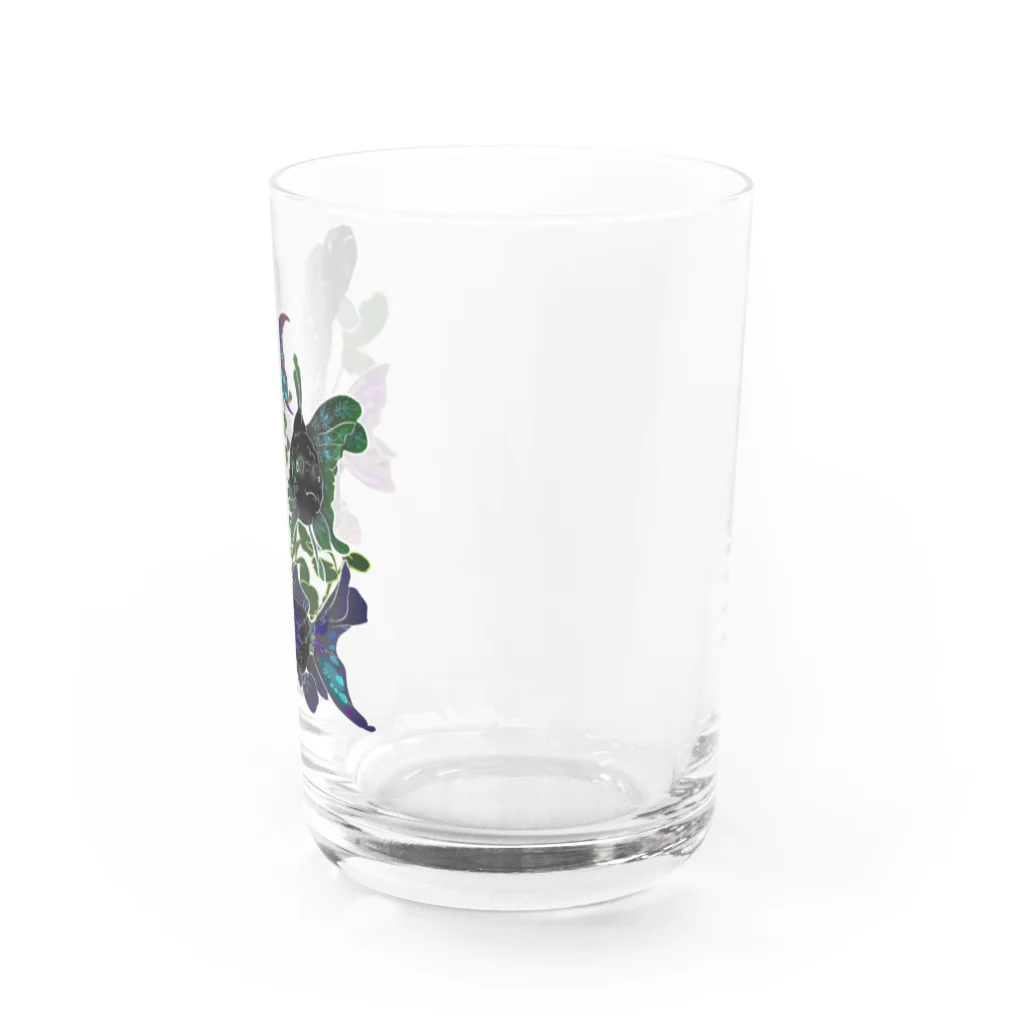 あやるの黒オランダ Water Glass :right