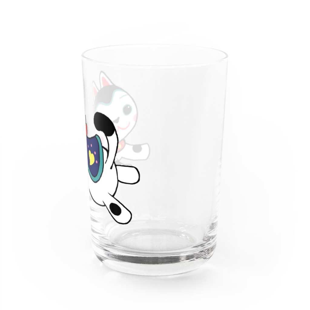 ドラネコ商会のいぬはりこ Water Glass :right