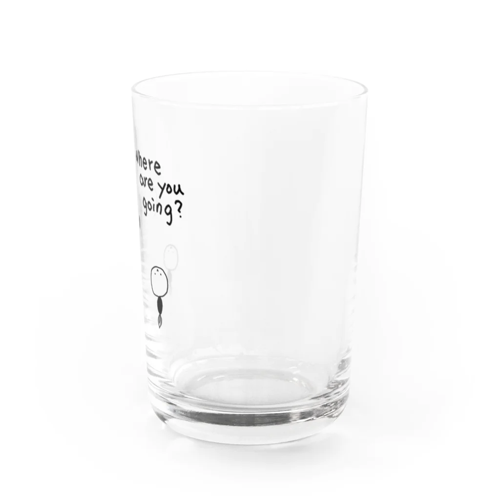 地球産のWhere are you going? Water Glass :right