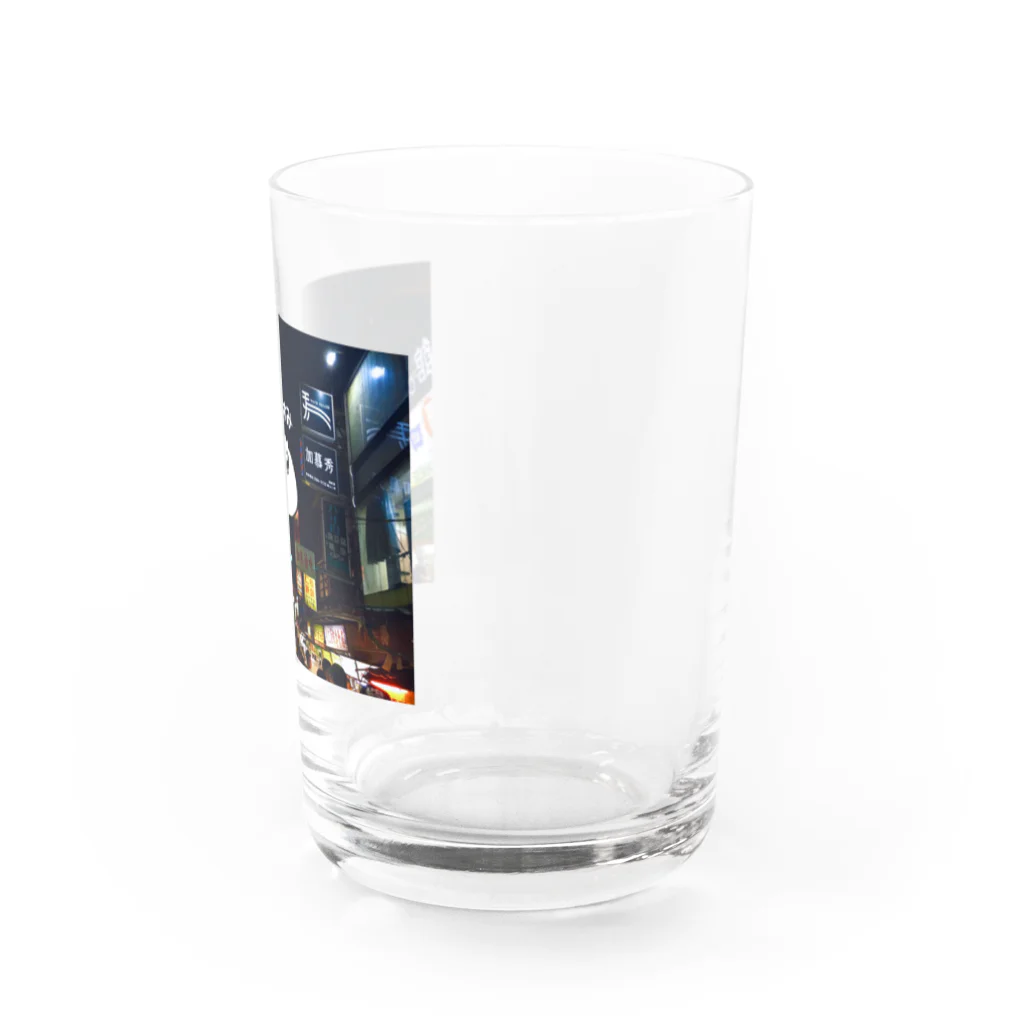 クマ熊のおやすみーとばん Water Glass :right