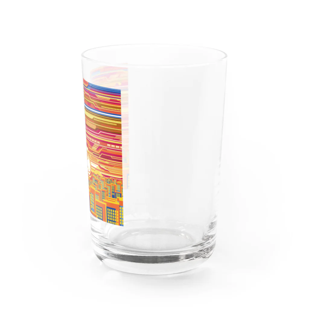 Yaukanの暗号化された夕日 Water Glass :right
