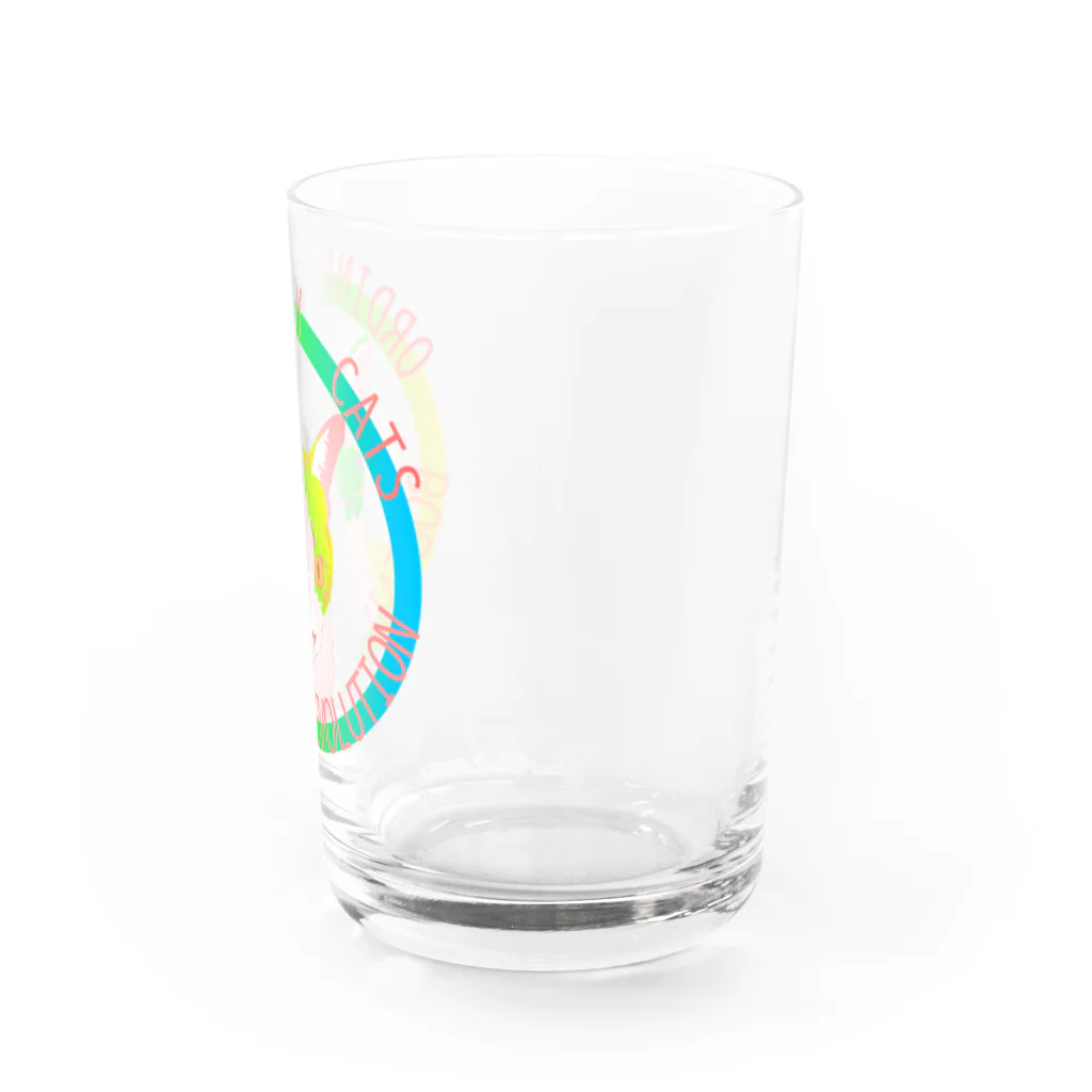 『NG （Niche・Gate）』ニッチゲート-- IN SUZURIのOrdinary Cats01h.t.(春) Water Glass :right