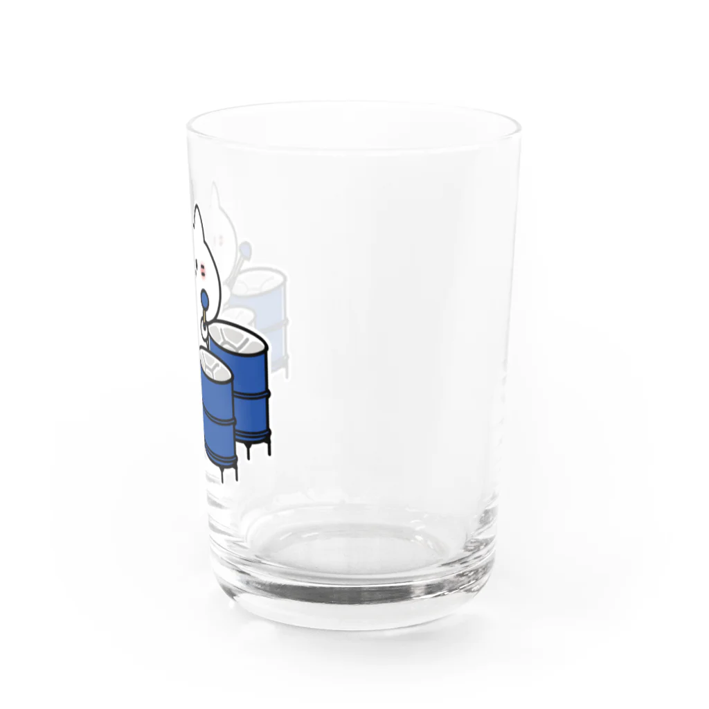  ふじねこ屋のテナーベースパンねこ Water Glass :right