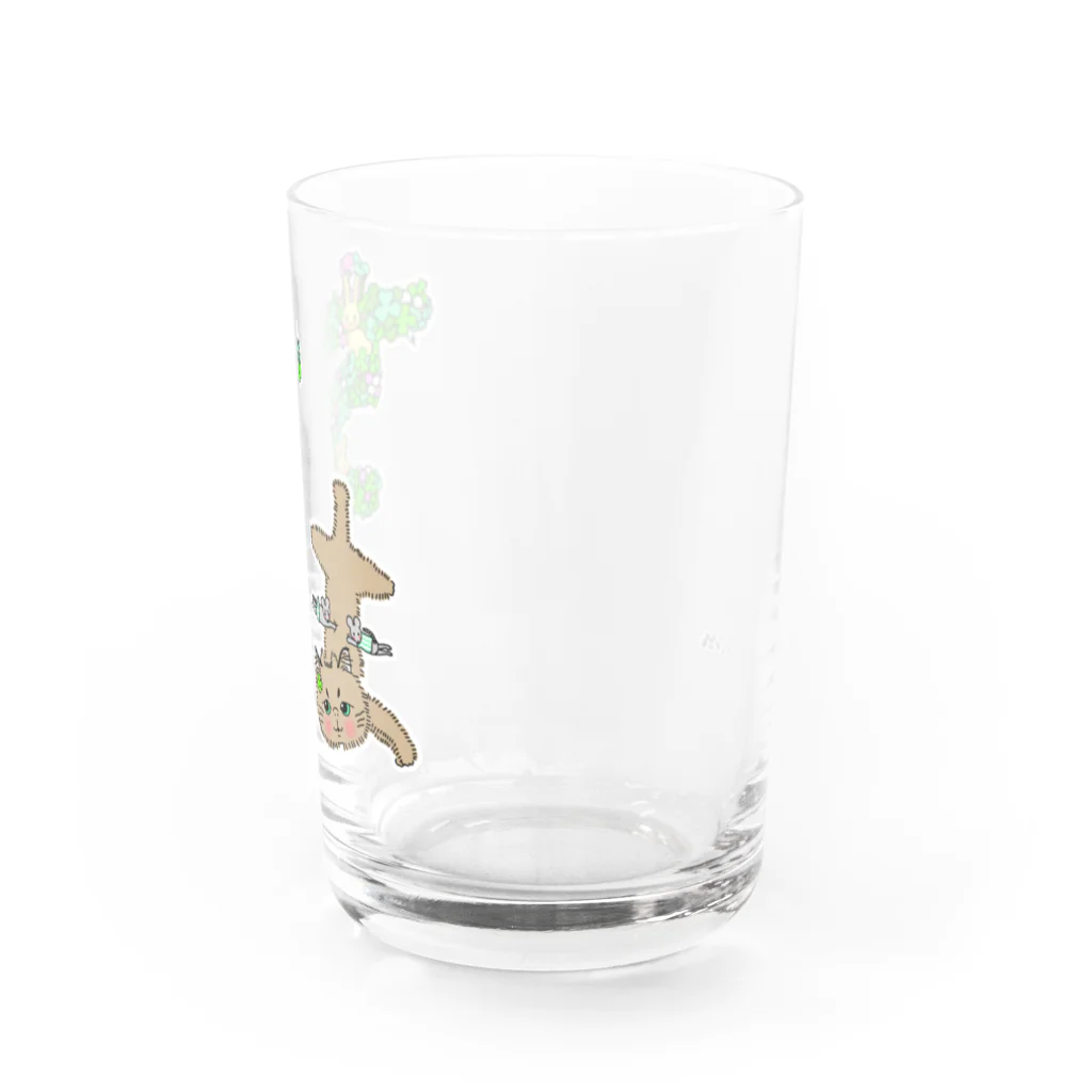 chimamusubiのお名前イラスト商品見本 Water Glass :right