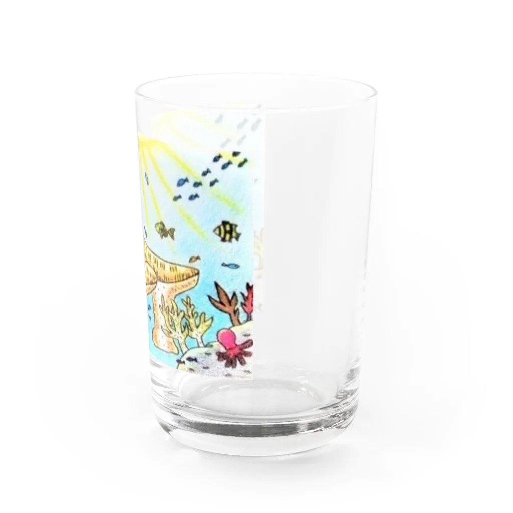 I-z-m-y's worksの光射す海 ～in パラダイス～ Water Glass :right