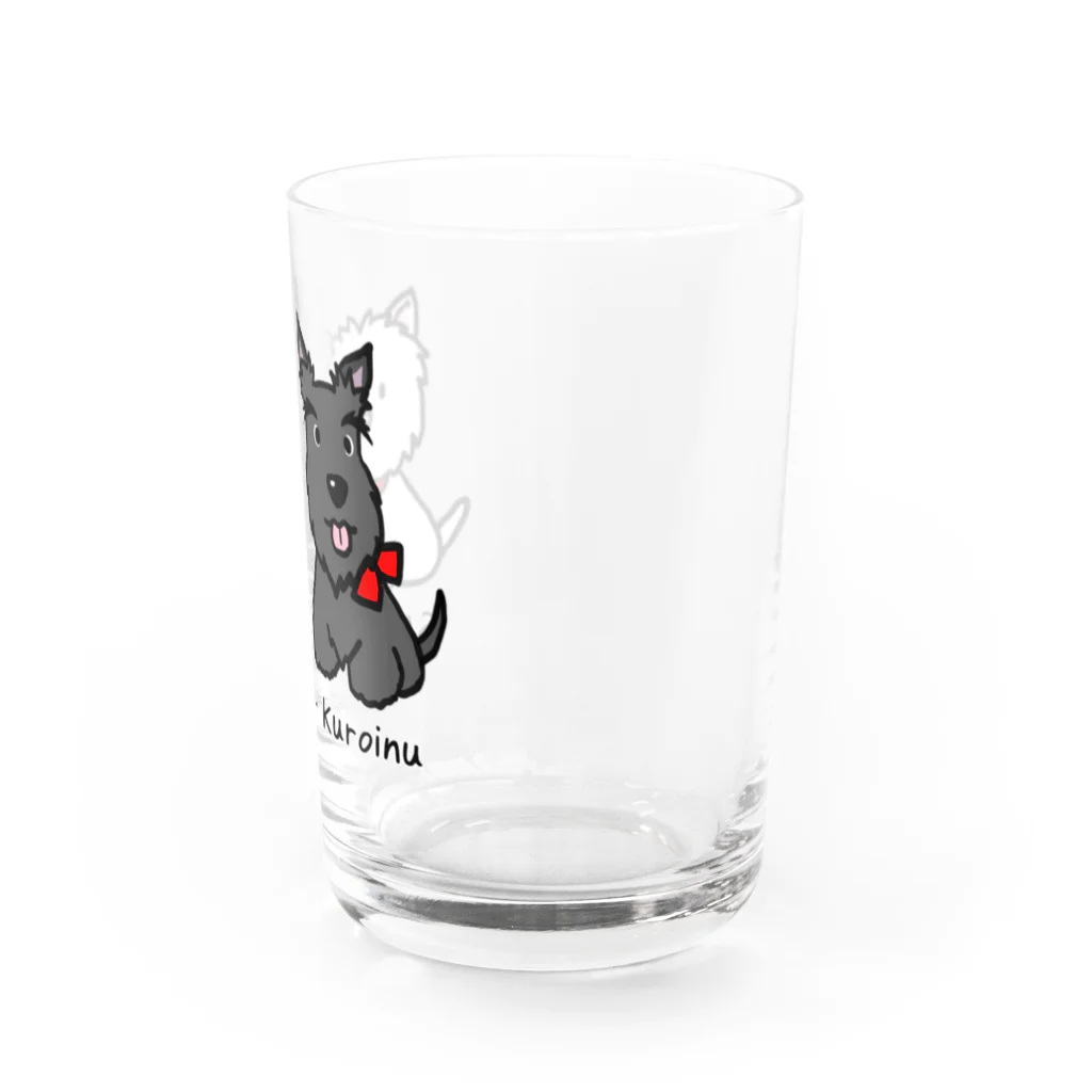 Kizplanning 「Sylph&Devil's」のしろいぬルッチー＋くろいぬリア Water Glass :right