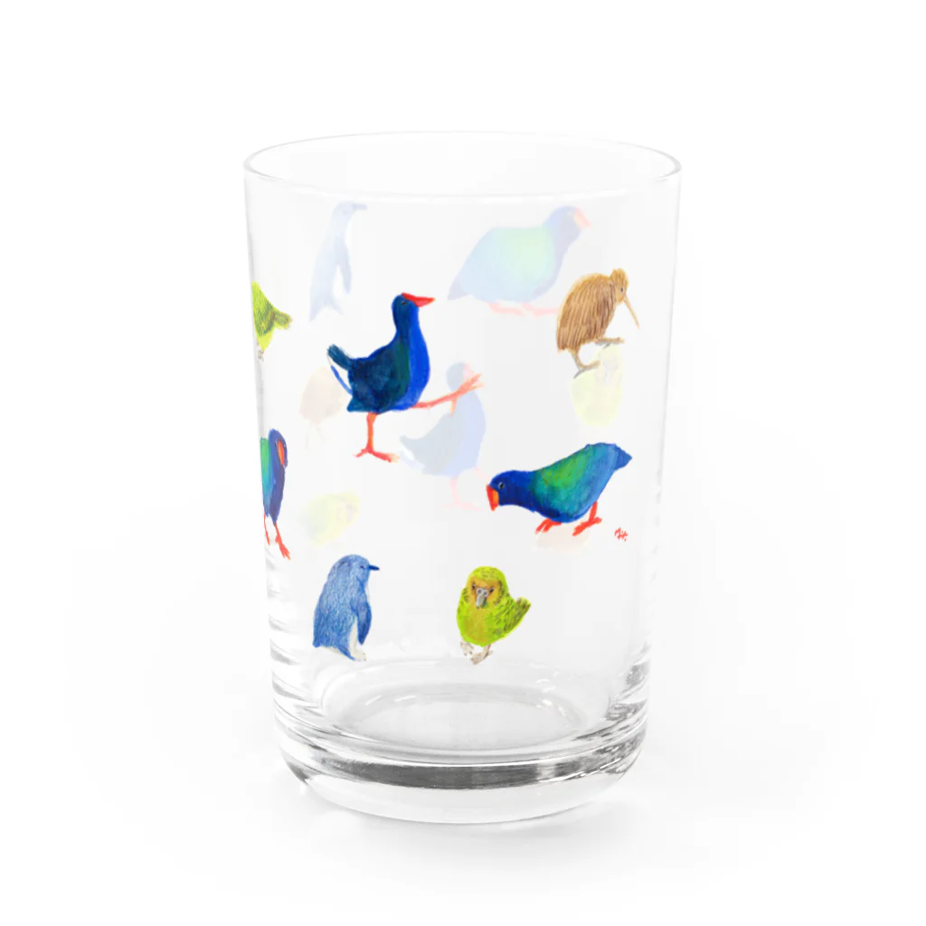 segasworksのニュージーランドのトリ Water Glass :right