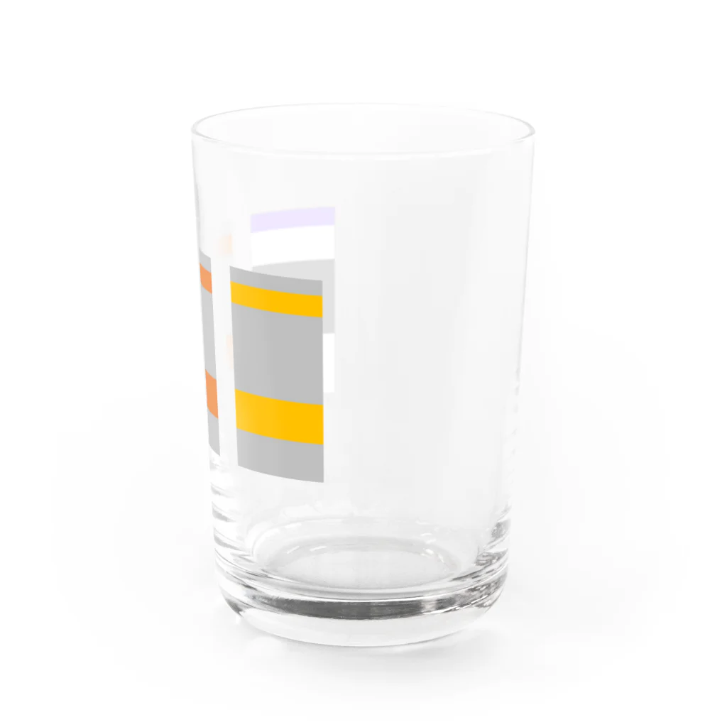 SarigenakuTetsudoのさりげなく中央線 Water Glass :right