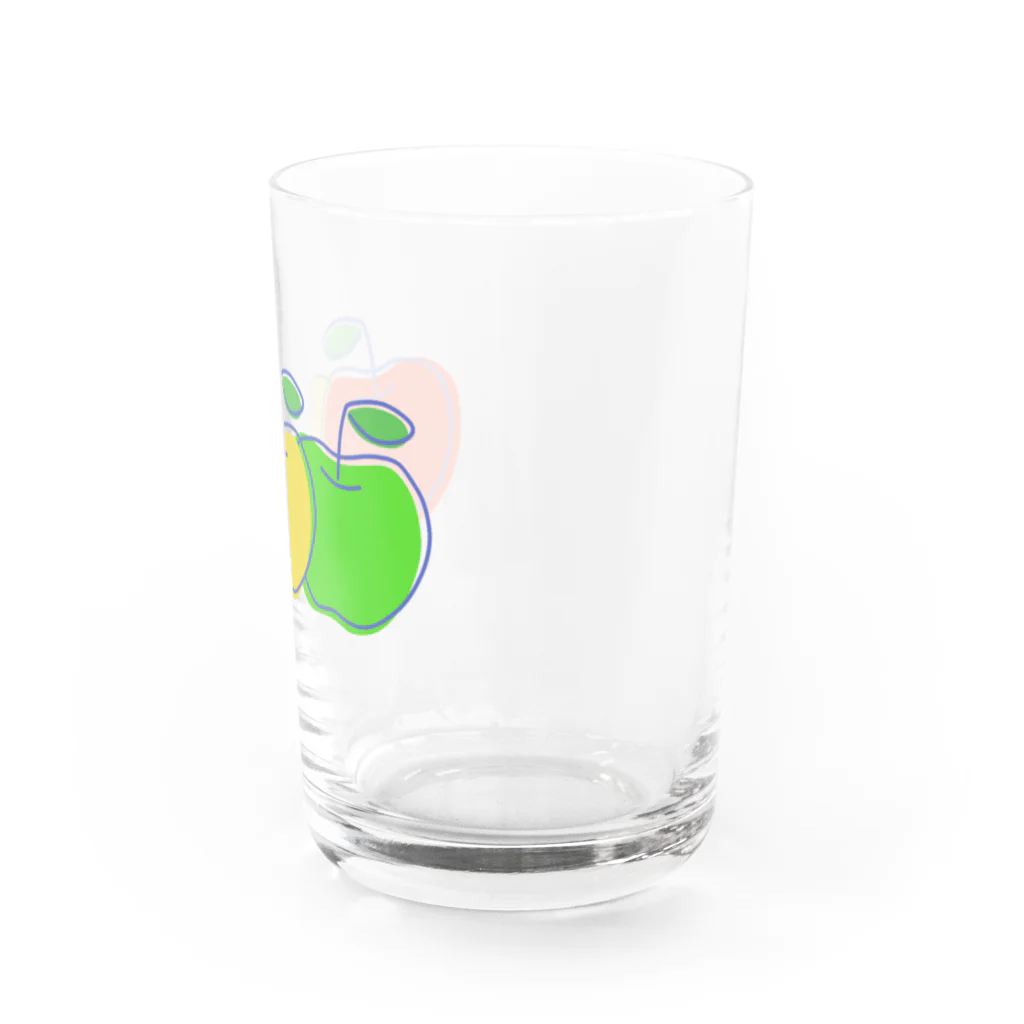 ハナのお店のりんご三兄弟 Water Glass :right