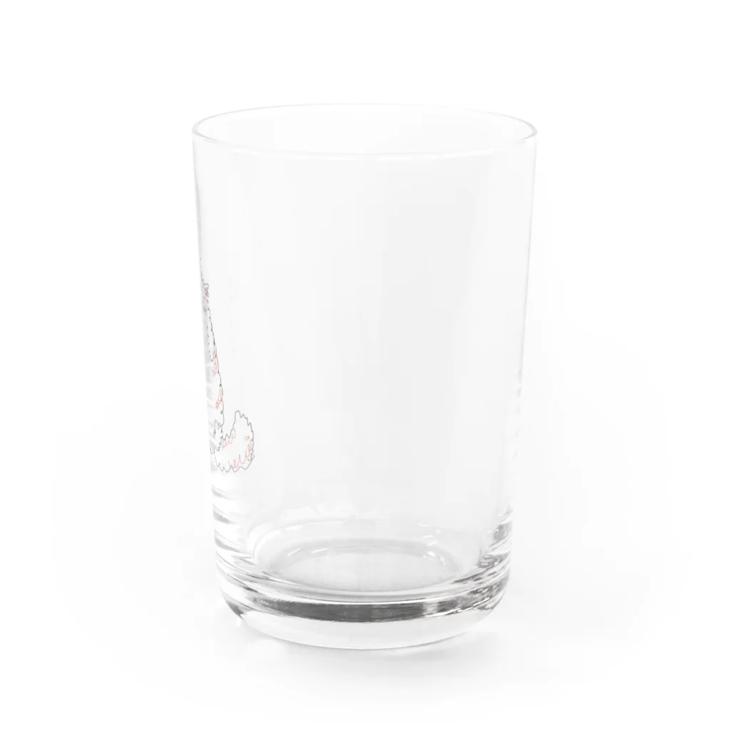 おもごまのねこのおもちくん Water Glass :right