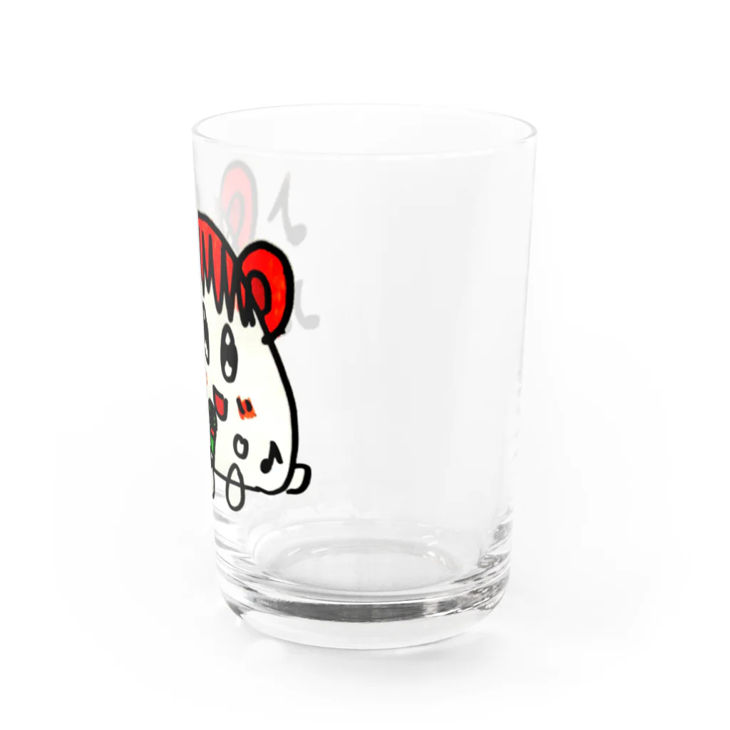 ウタハムちゃんです♪のウタハムちゃん(透明化) Water Glass :right