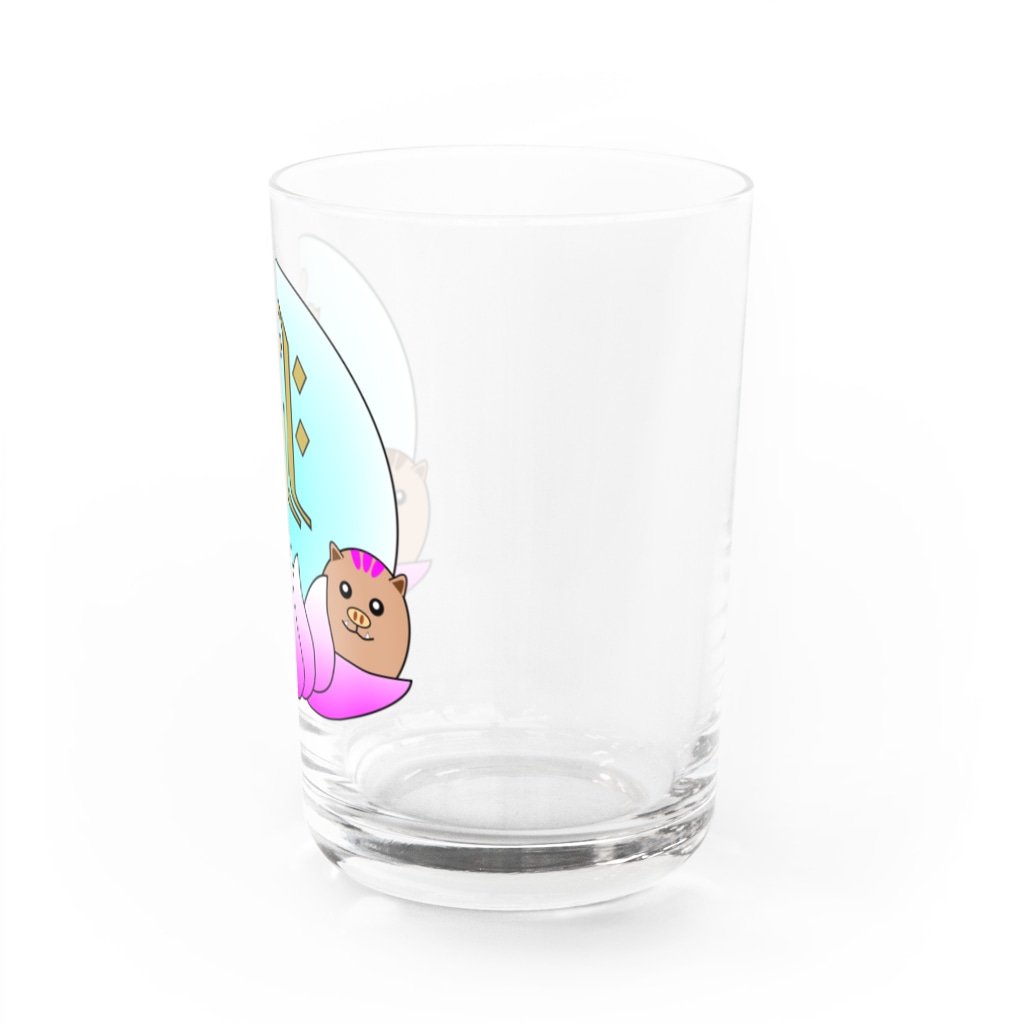 PY Kobo Yuko’ｓ Galleryの【開運祈願】亥年生まれ守護梵字キリーク Water Glass :right