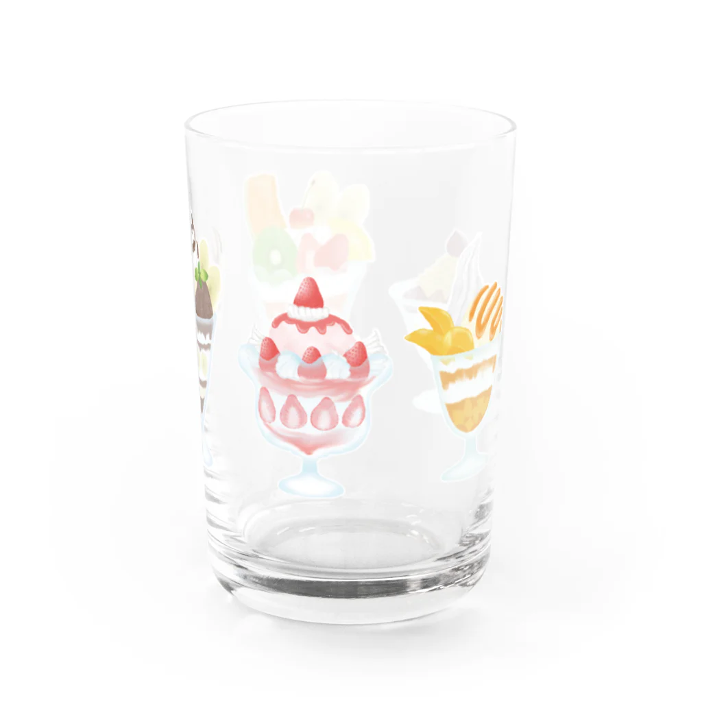 ぴよねこ(nikoneko)のpafepafe Water Glass :right