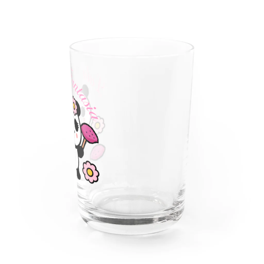 Lala Fantasia SUZURI StoreのLala Panda Yakiimo Water Glass :right