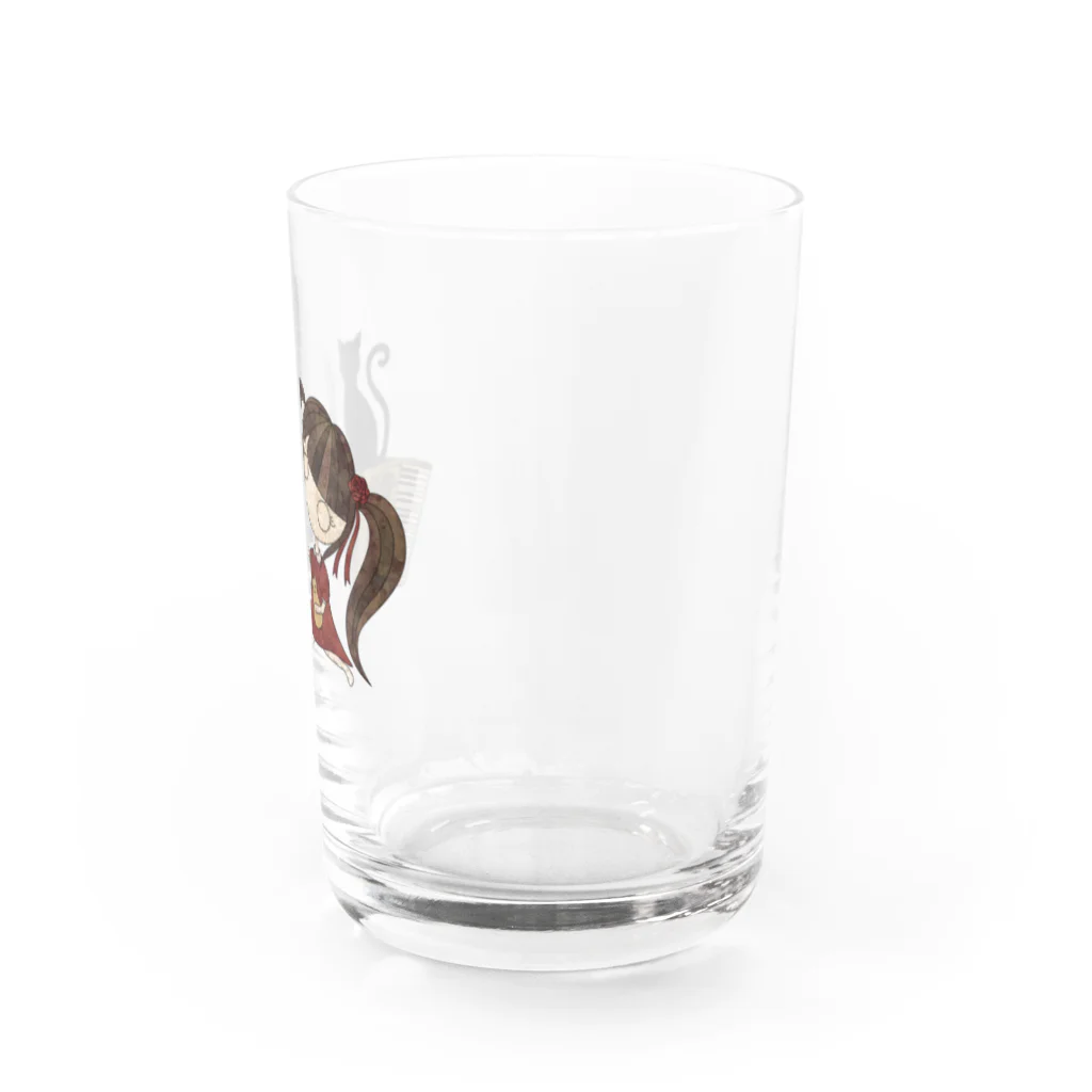 めいめい森のベルガットの猫降る夜 Water Glass :right