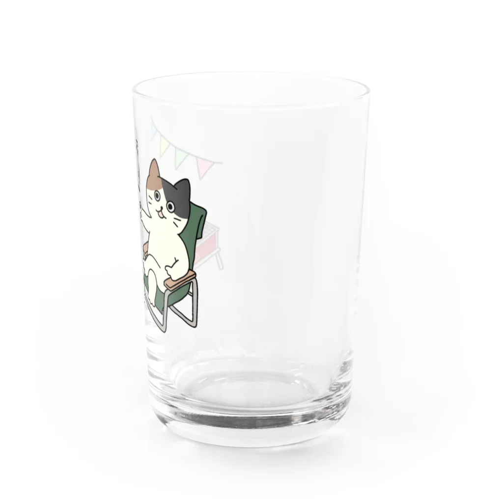 Cocotte Mottoのアウトドアなねこ１ Water Glass :right