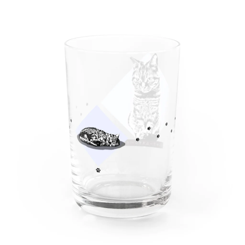 にゃん助さんのもののにゃん助さんのグラス Water Glass :right