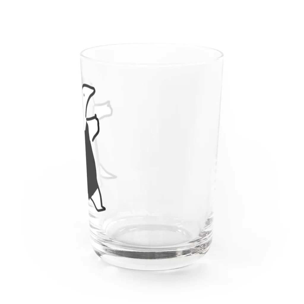 いきものや　のの（別館）の文字無し通さぬ色白ミナミコアリクイ Water Glass :right