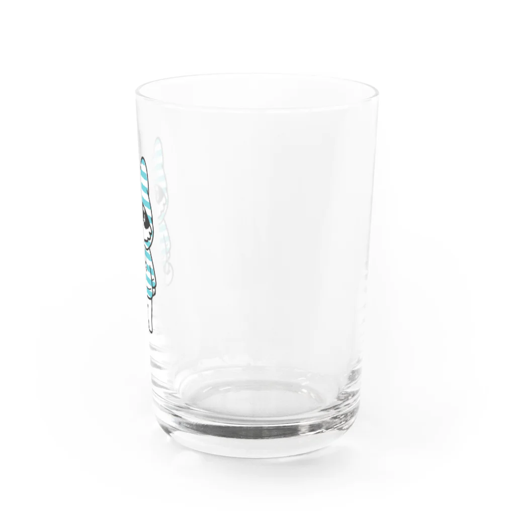 チャーナのアイテムショップのバカンス犬 Water Glass :right