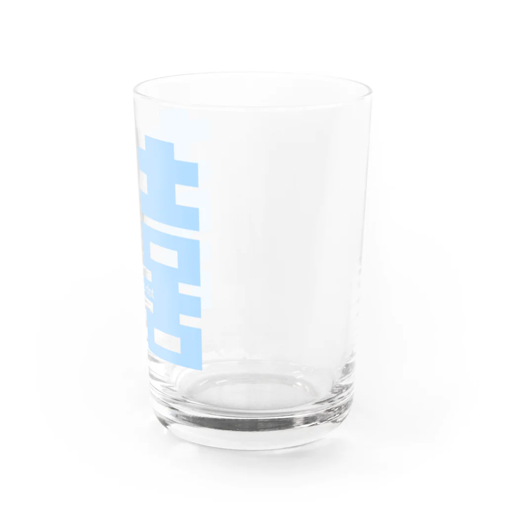 Atelier.a.dot アトリエ・エードットのダブルハピネス×a. パステルブルー Water Glass :right