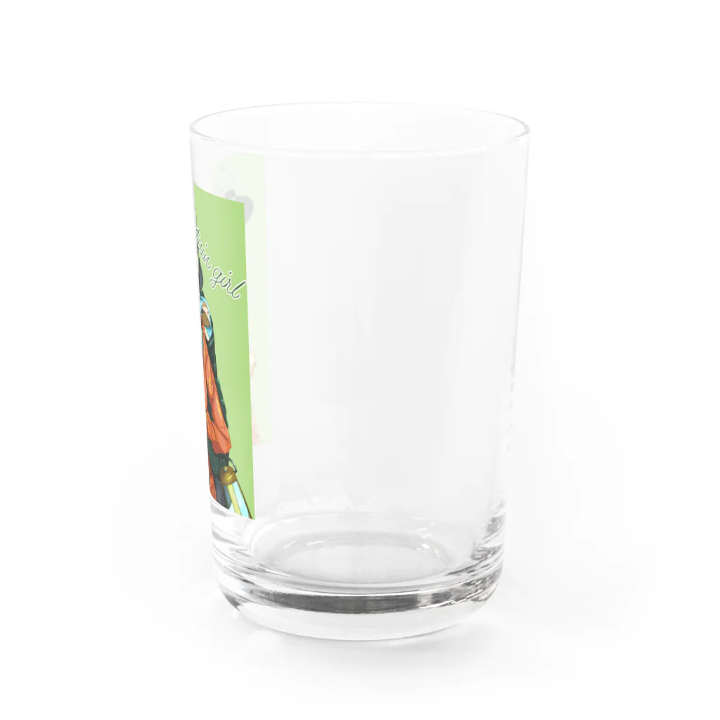 chicodeza by suzuriのザ・山ガール Water Glass :right