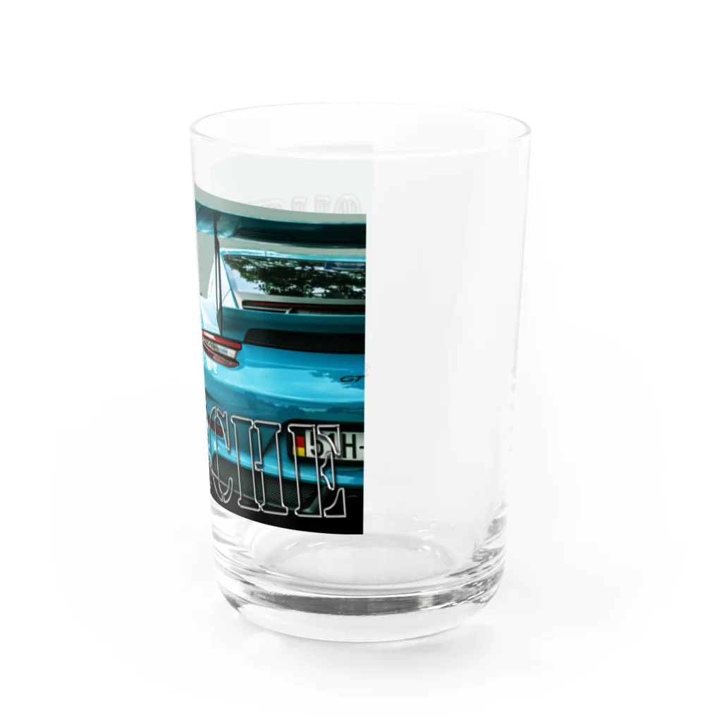 PALA's SHOP　cool、シュール、古風、和風、のPORSCHE　911GT3RS Water Glass :right