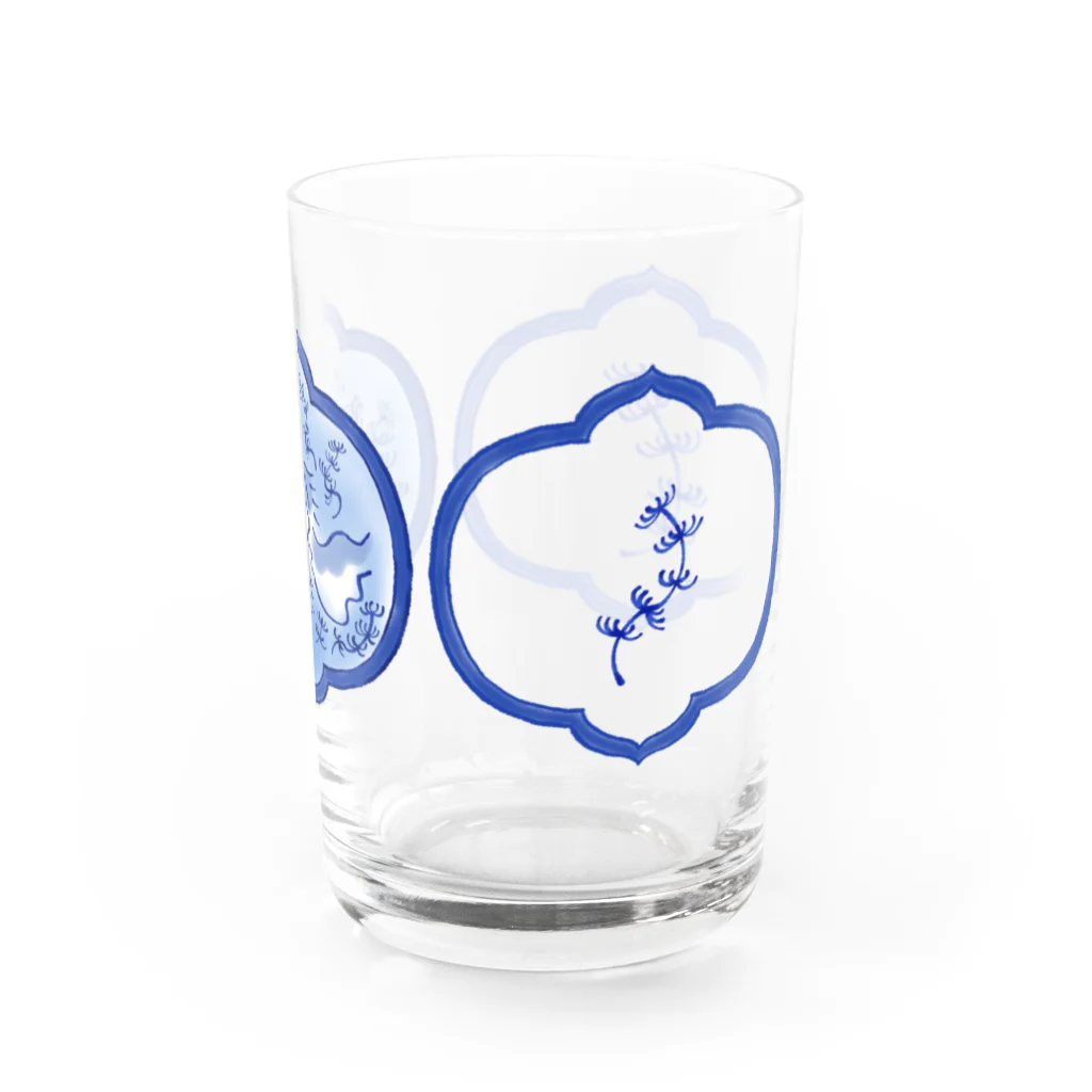 HERの藍色金魚 Water Glass :right