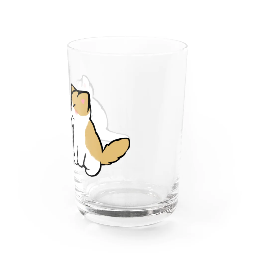 ふわにゃんshopの先手必勝 Water Glass :right