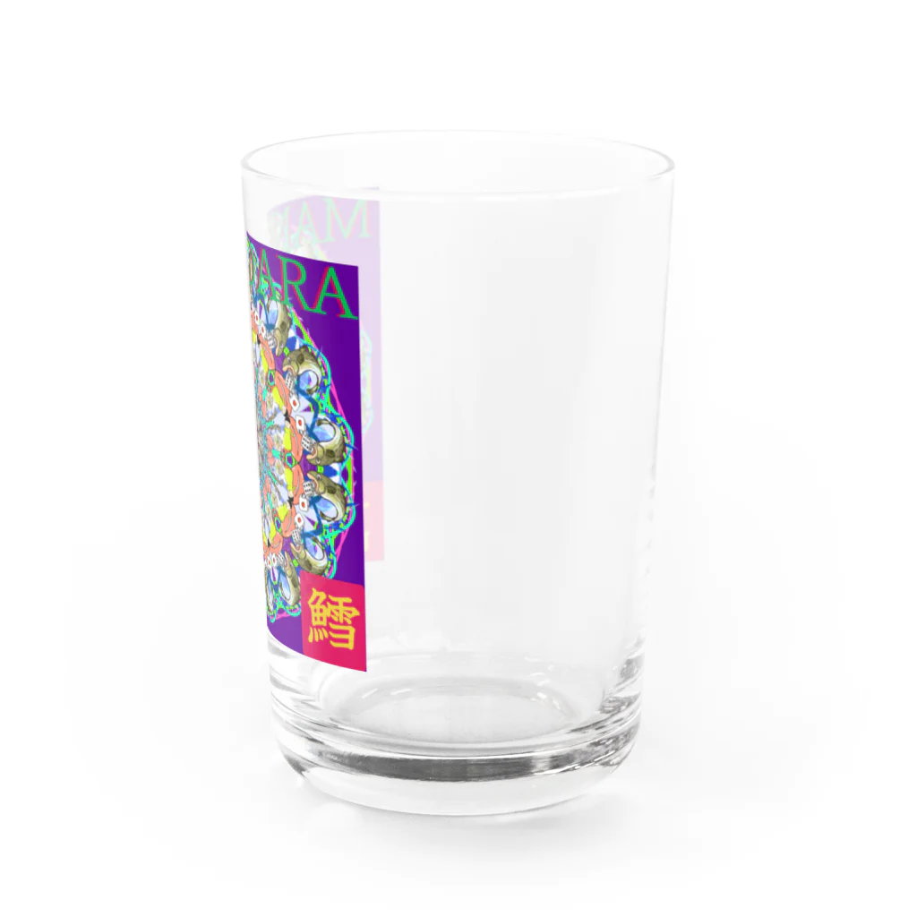 日本酒ロックの萬鱈(まんだら) Water Glass :right