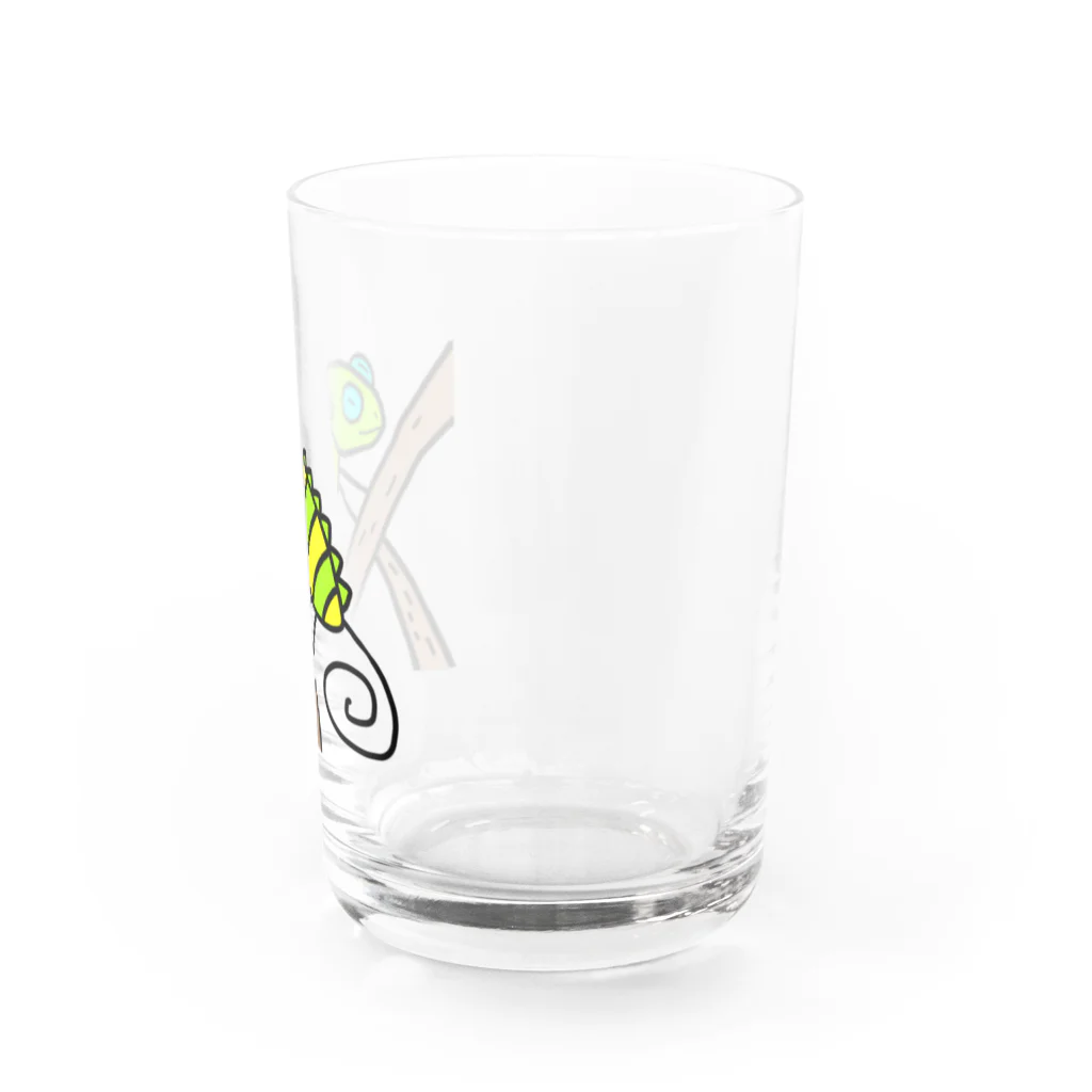 メタリック定春a.k.ZARUSOVAの虎 Water Glass :right