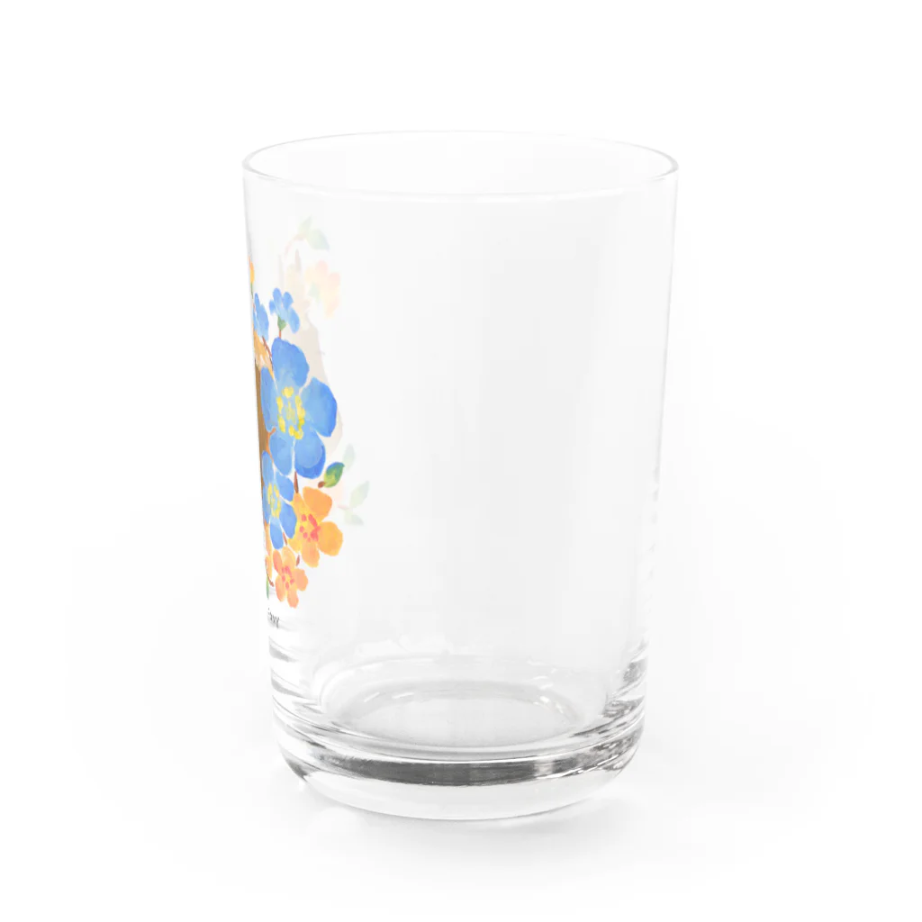 poniponiの馬と花 Water Glass :right