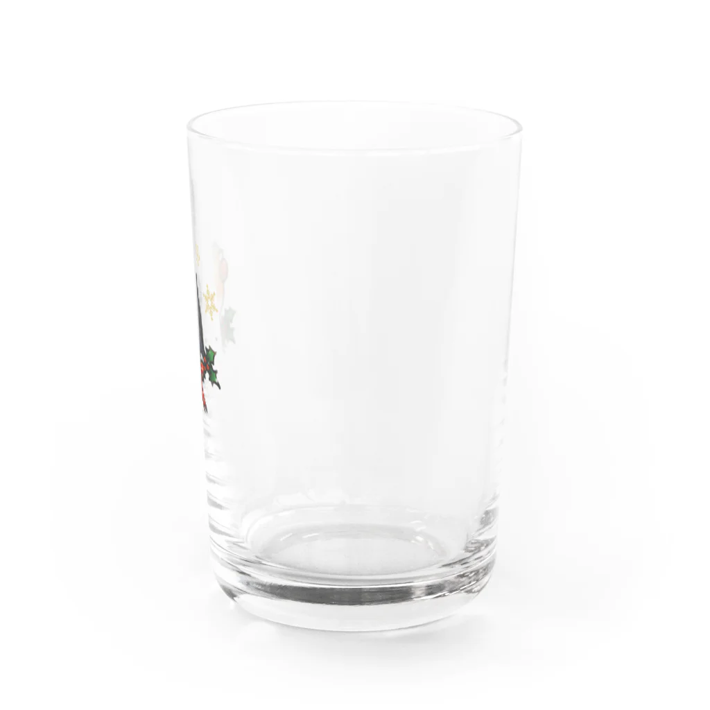 Cinnamoniaのメリークリスマスロビンちゃん Water Glass :right