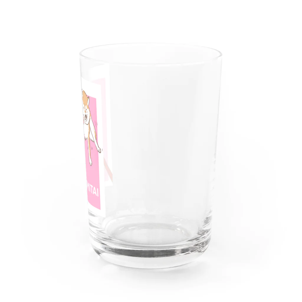 Kimumomoの休みたい柴ちゃん Water Glass :right