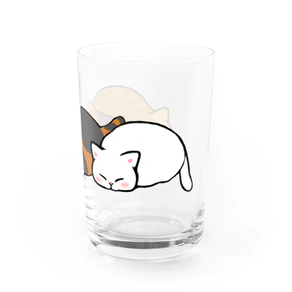 ふわにゃんshopのツチノコ☆キャッツ Water Glass :right