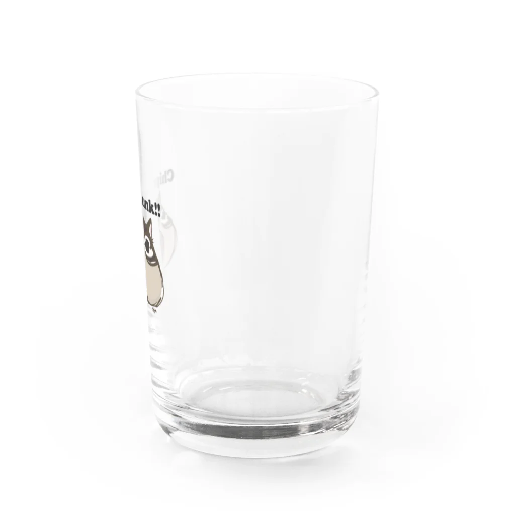 SuNNY BuNNYのシマリスのあくび Water Glass :right