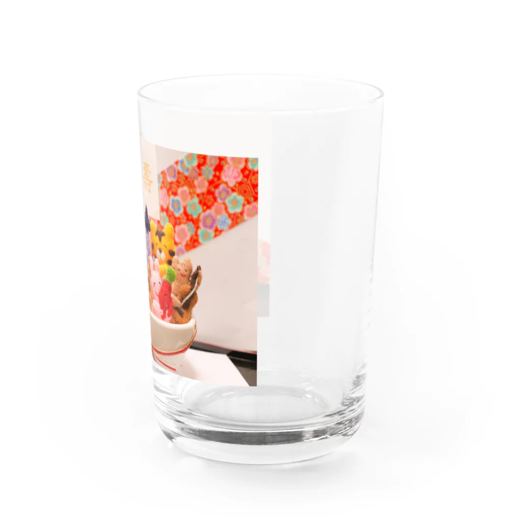 そうだふぅの七福ぬいぐるみのグラス Water Glass :right