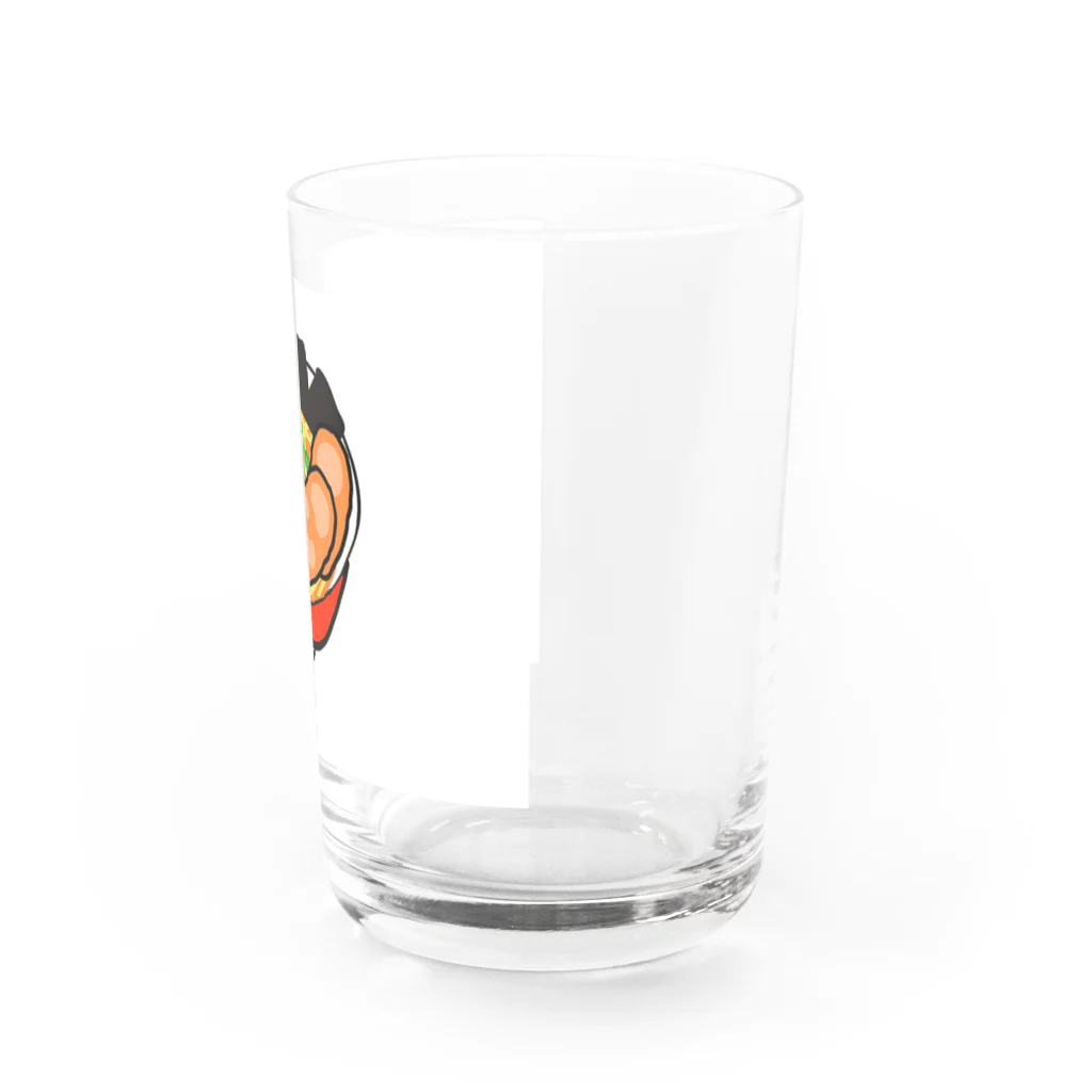 鳥式ナグの醤油ラーメン Water Glass :right