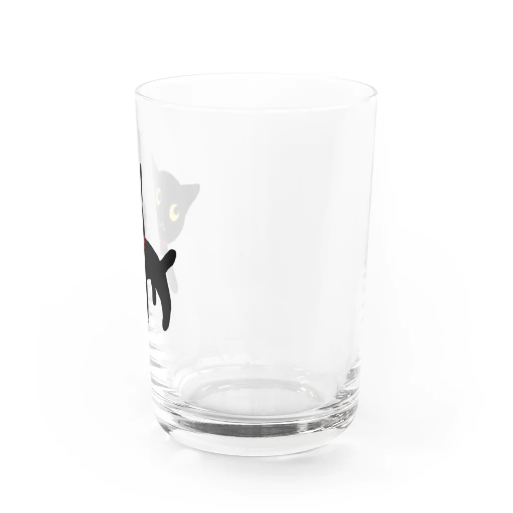 のほほん屋の黒猫さん Water Glass :right