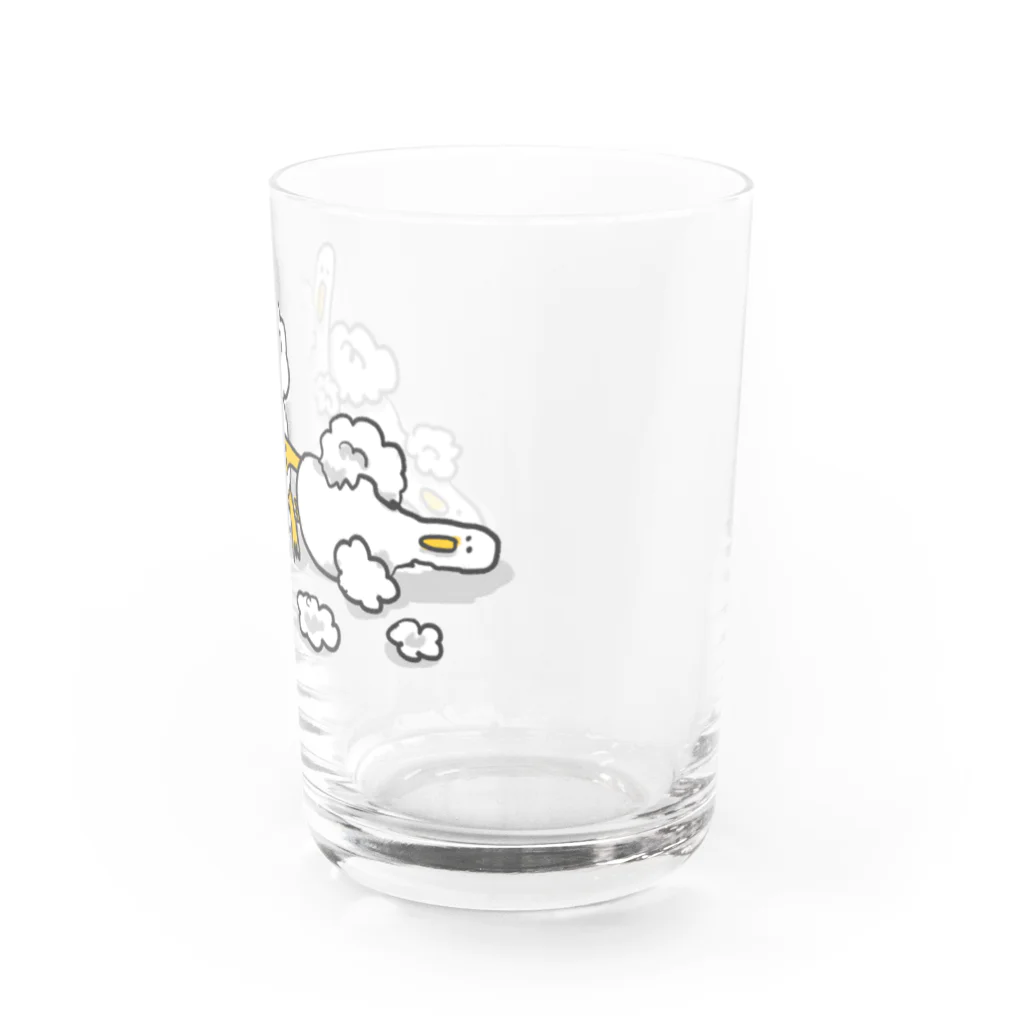 鳥若麻呂の破壊された鳥形 Water Glass :right